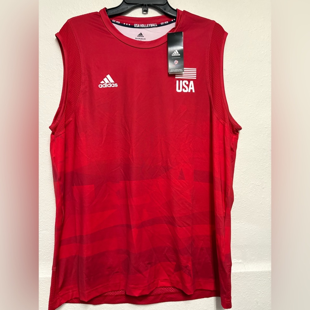 Adidas Men's USA VOLLEYBALL JERSEY SHIRT